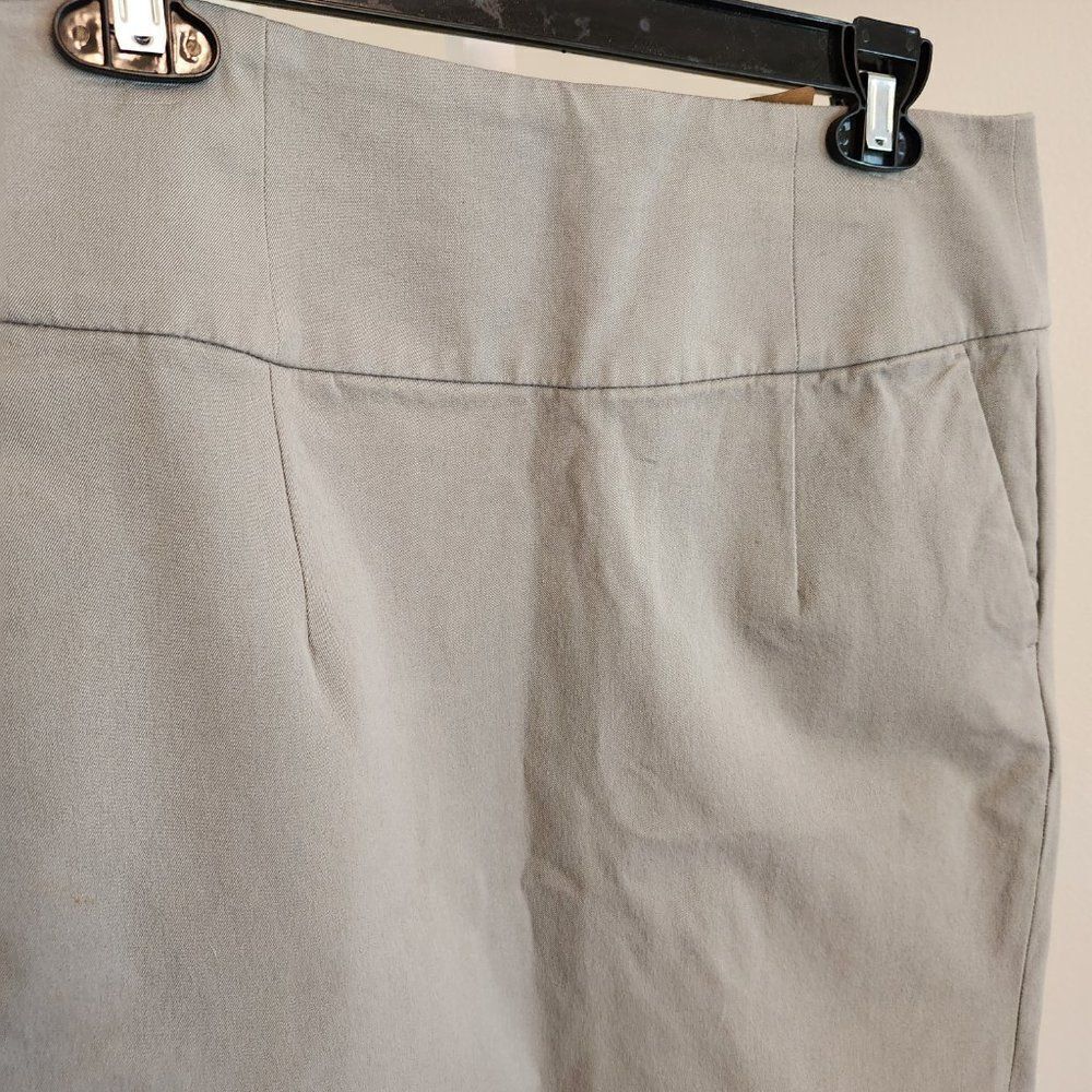 Gray Banana Republic Pencil Skirt #pockets (2303126) - Picture 3 of 8